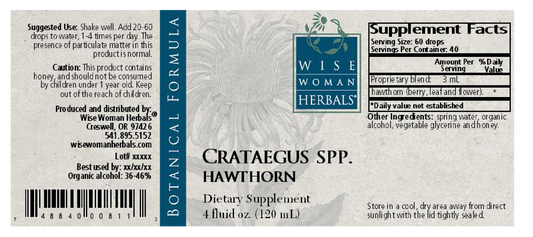 Wise Woman Herbals Crataegus/hawthorne