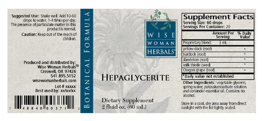 Wise Woman Herbals Hepaglycerite