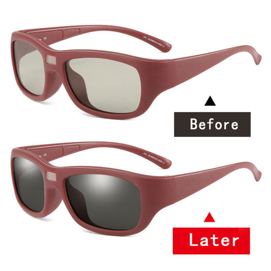 Photochromic Sunglasses with Polarized Transition Eyewear - Blue Force Sports