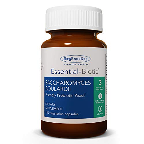 Allergy Research Group - Essential-Biotic Saccharomyces Boulardii - 120 Vegetarian Capsules