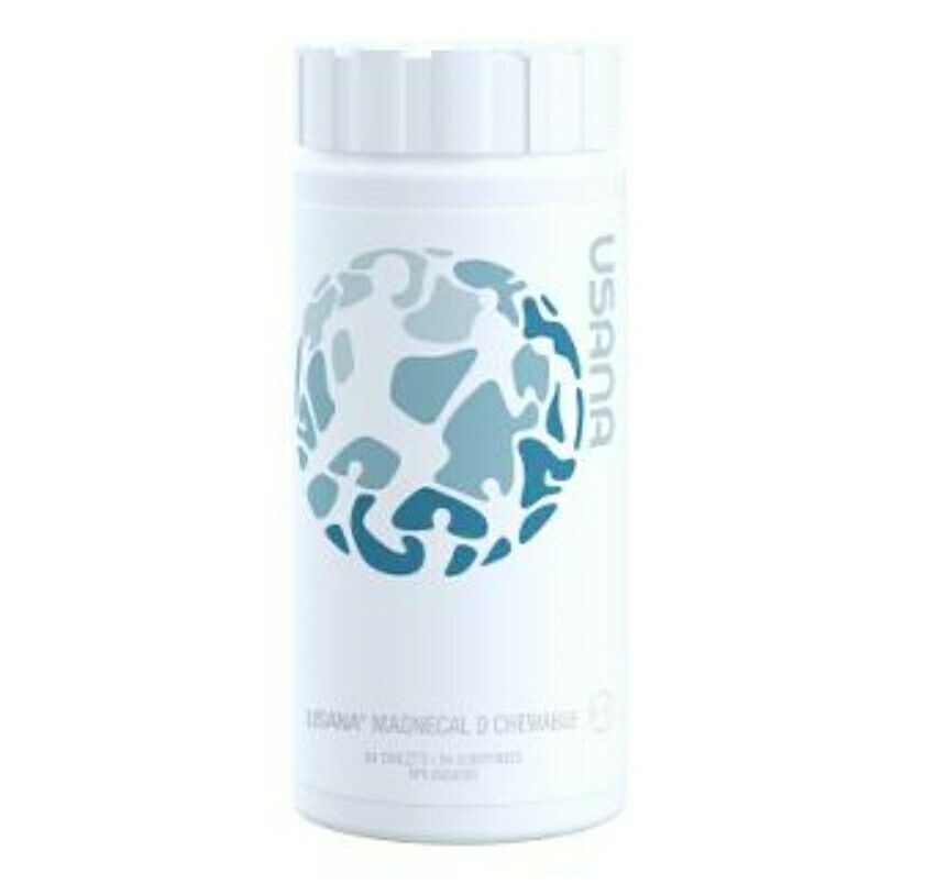 USANA MagneCal D Chewables Replace Active Calcium Vitamin D Health 84 Tabs NEW