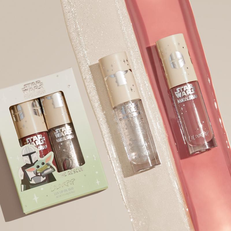 Colourpop Mandalorian The Rescue Lux Lip Oil Kit - Lip Gloss Duo - New in Box - Limited Edition - Full Size