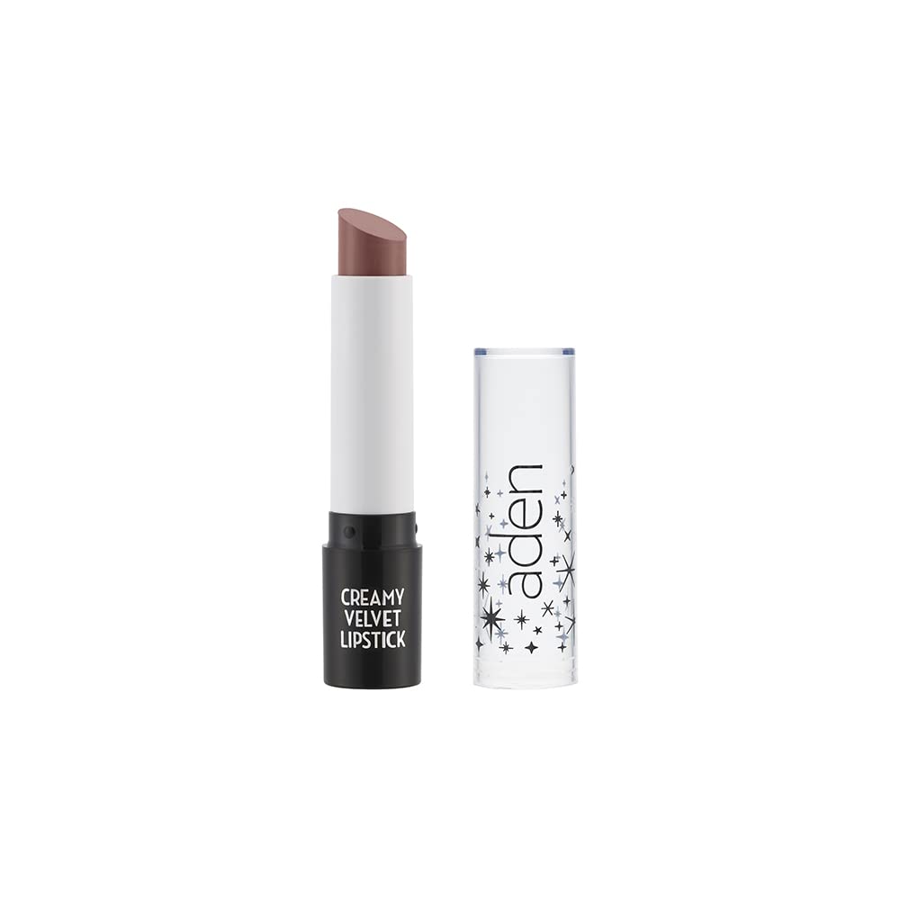aden Velvet lipstick Ð Highly Pigmented Ð Durable & Hydrating Ð Non Drying Ð Creamy & Smooth (02 Bombshell)