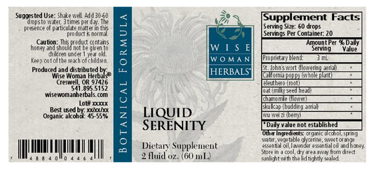 Wise Woman Herbals Liquid Serenity