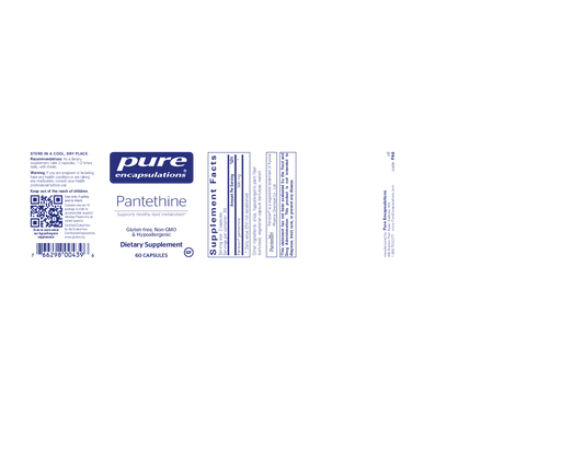 Pure Encapsulations Pantethine 250 mg