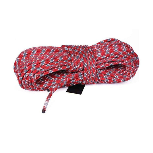 Climbing Rope Outdoor Camping Survival Aerial Work Rappelling Downhill Lanyard Cord, Orange, 12Mm
