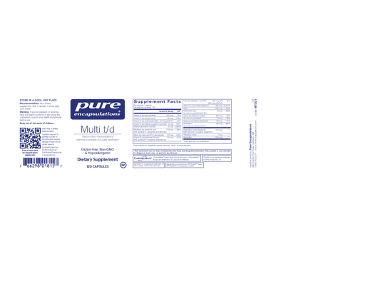 Pure Encapsulations Multi T/D