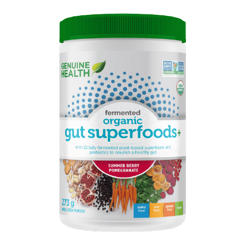 Genuine Health Fermented Organic Gut Superfoods+ Summer Berry Pomegranate 273 g
