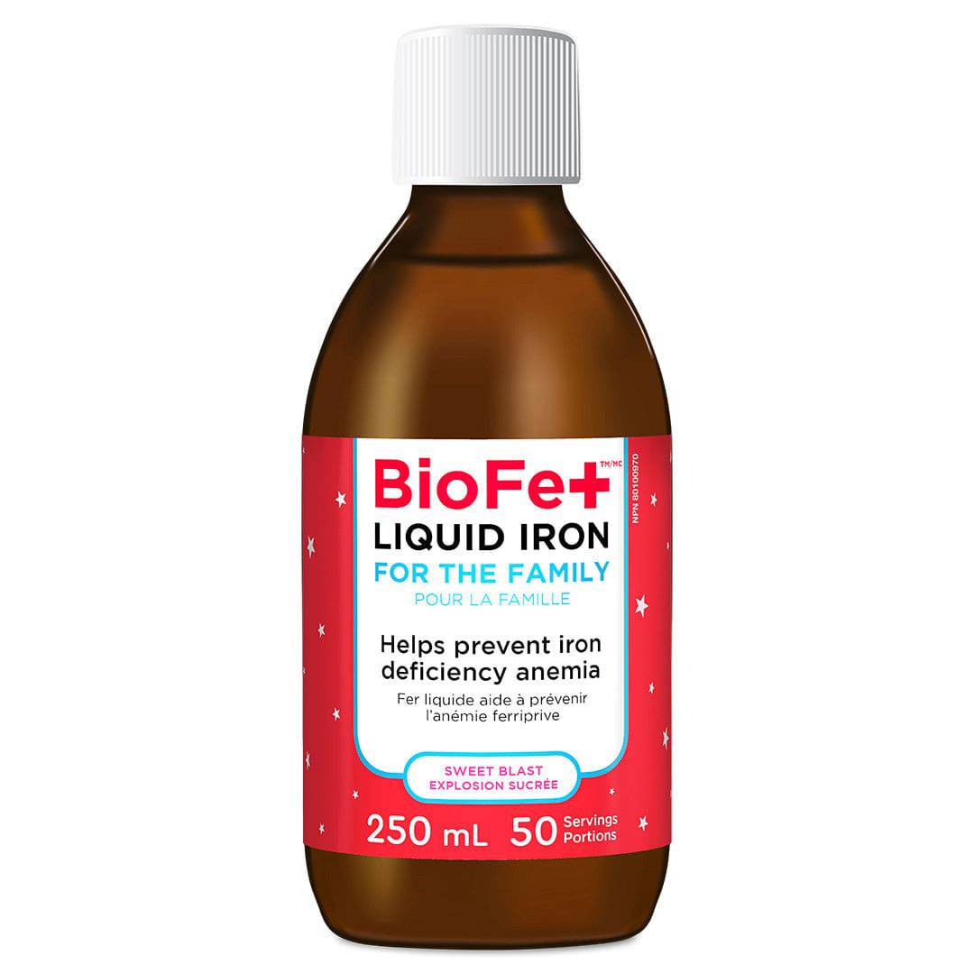 KidStar Nutrients BioFe+ Iron Liquid For The Family - Sweet Blast 250mL
