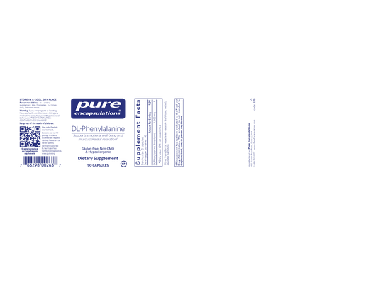 Pure Encapsulations DL-Phenylalanine 500 mg