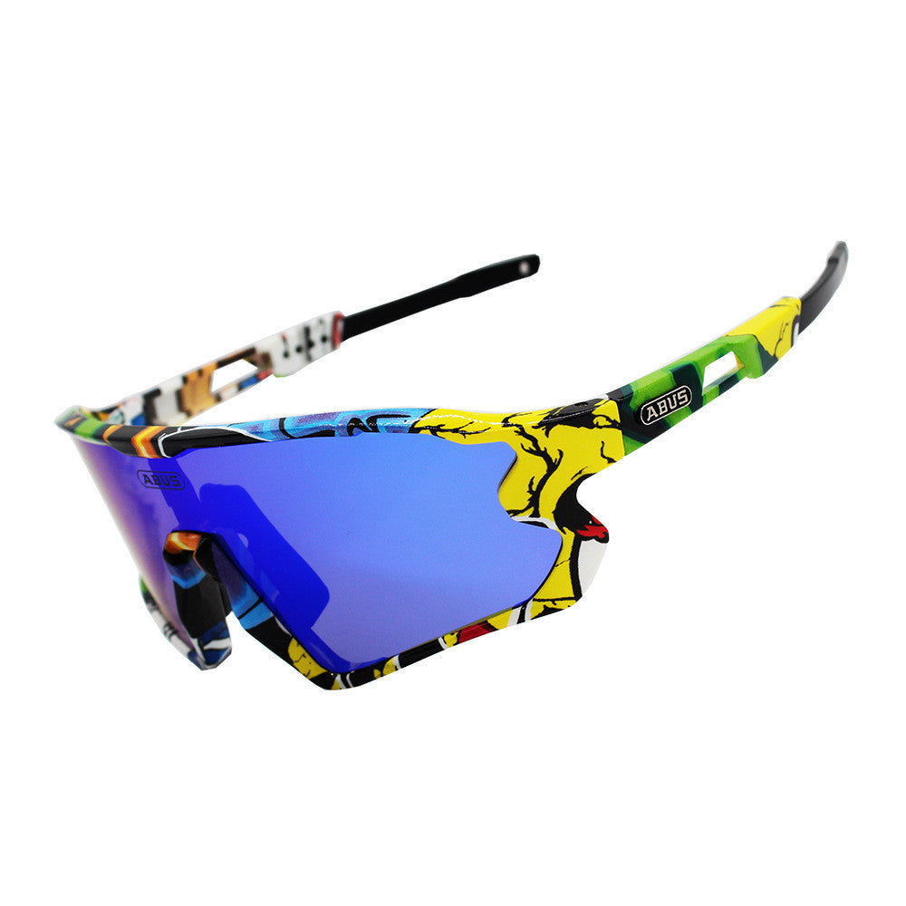 Bicycle Glasses Mountain Bike Bicycle Fishing Hiking Cycling Glasses - Blue Force Sports