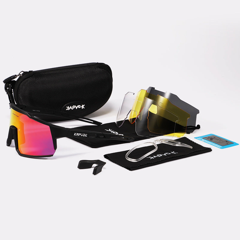 Cycling Glasses Polarized Goggles Mountain Road Bike Glasses - Blue Force Sports