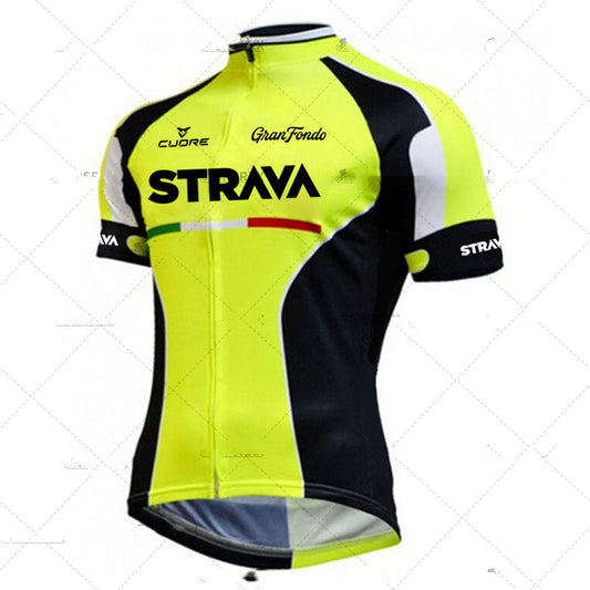 Cross-border Team Version Summer Cycling Jersey Men's Stretch High Neck Short-sleeved Shirt NW Outdoor Road Cycling Jersey - Blue Force Sports