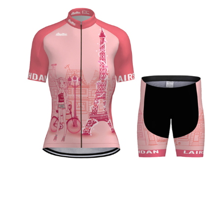 Summer SKY Short-sleeved Bib Cycling Jersey - Blue Force Sports