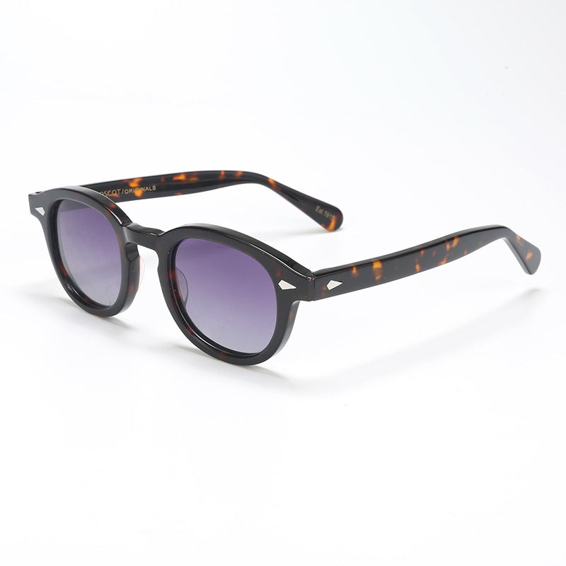 Retro Acetate Polarized Sunglasses - Blue Force Sports