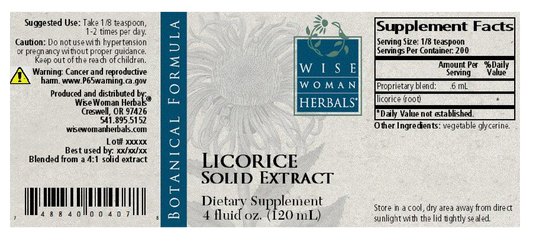 Wise Woman Herbals Licorice Solid Extract
