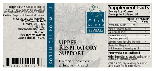 Wise Woman Herbals Upper Respiratory Support