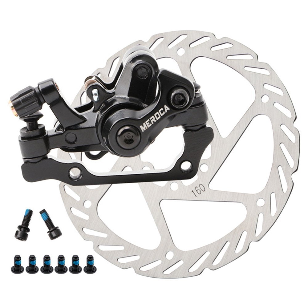 Yucurem MEROCA MTB Bike Disc Brake Calipers Clip Rotor Set Bicycle Parts (Rear)
