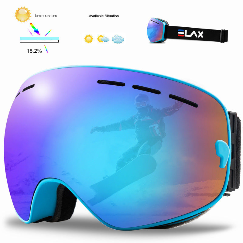 Outdoor Sports Comma Ski Goggles Big Sphere - Blue Force Sports