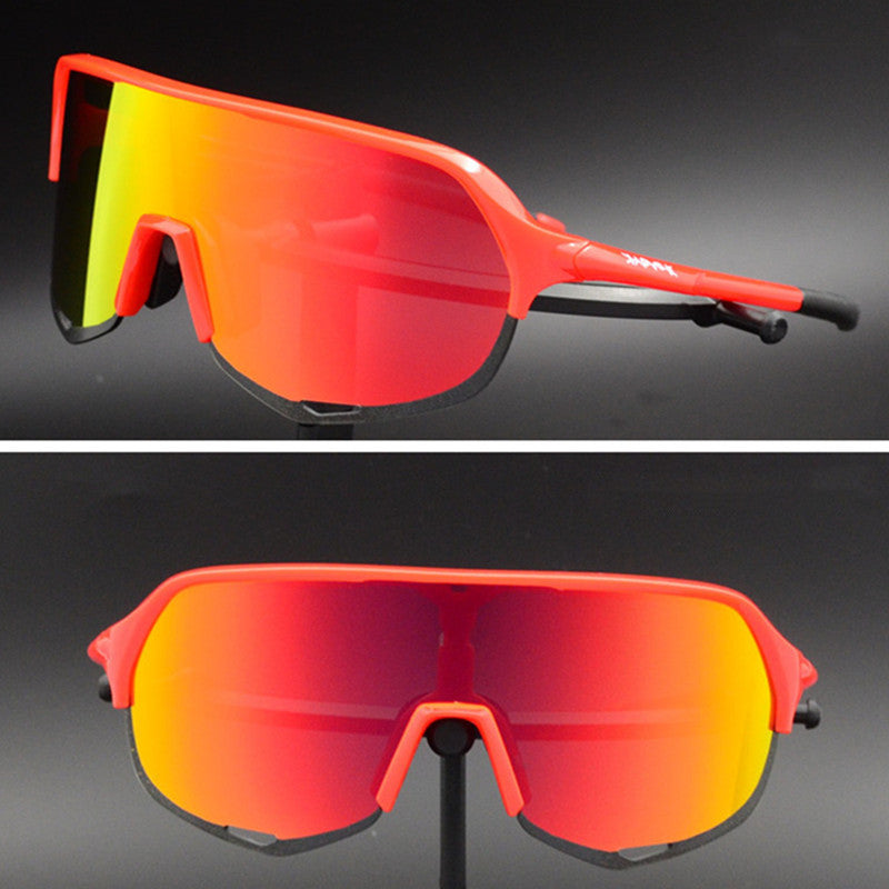 Outdoor Polarized Sports Bike Goggles And Windshield - Blue Force Sports