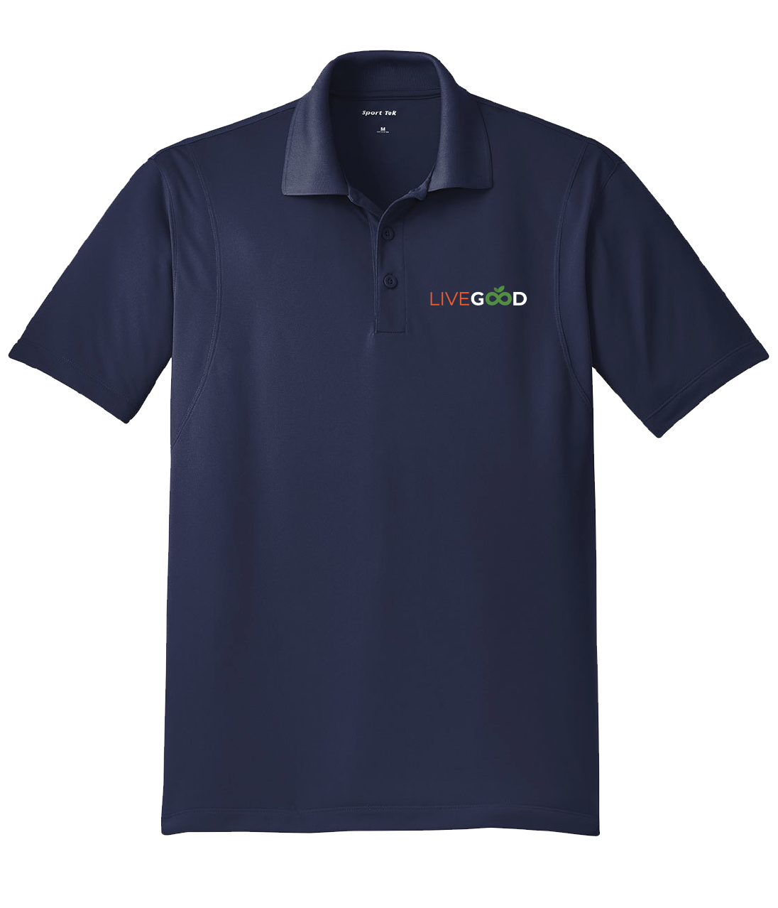 LiveGood Navy Polo Shirt X-Large Size Durable High Quality Fashionable Cool NEW