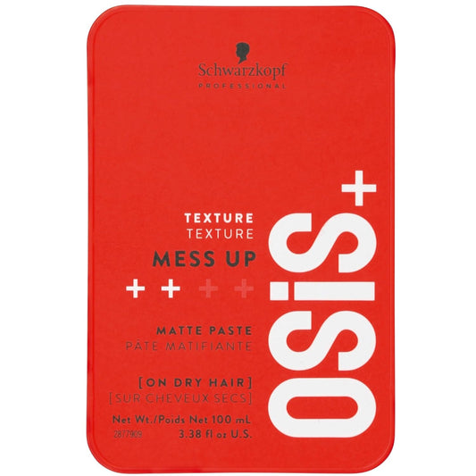 OSiS+ Mess Up Matte Paste Ð Pack of 3.38 oz Styling and