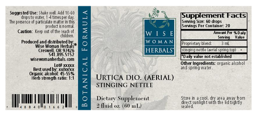 Wise Woman Herbals Uritca aerial/stinging nettle