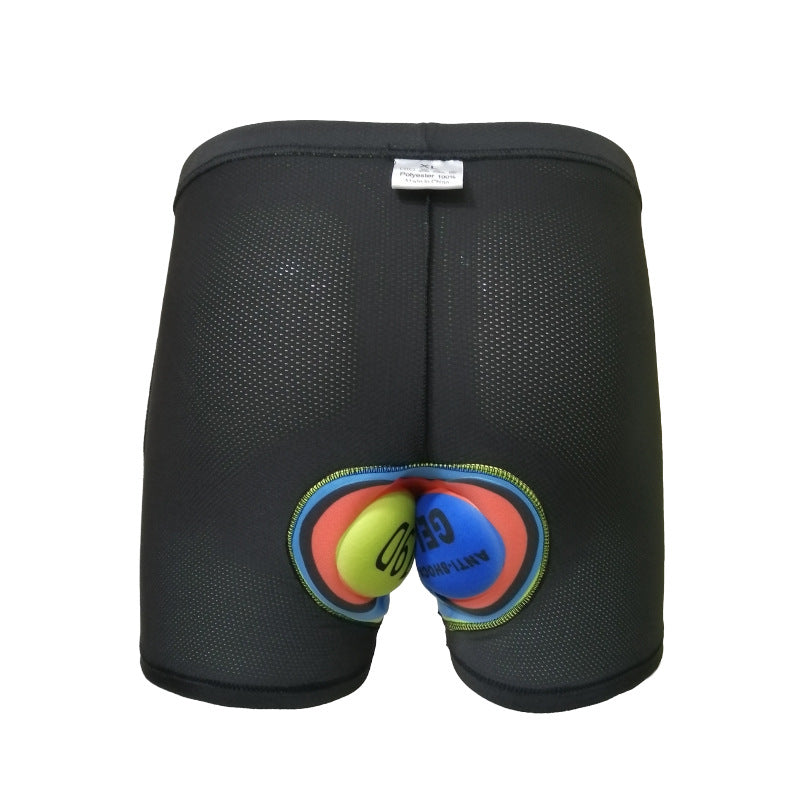 New Cycling Printing Silicone Shorts Wear Underpants - Blue Force Sports