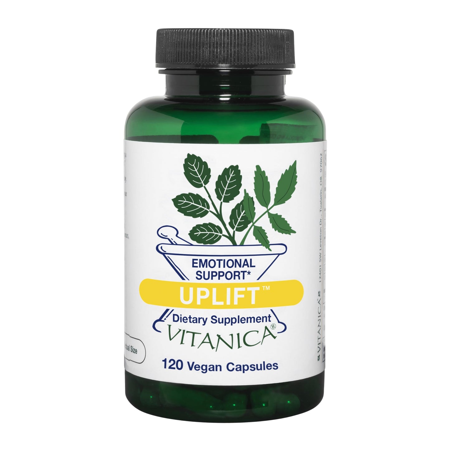 Vitanica Uplift, Mood and Emotional Support, Vegan 120 Capsules