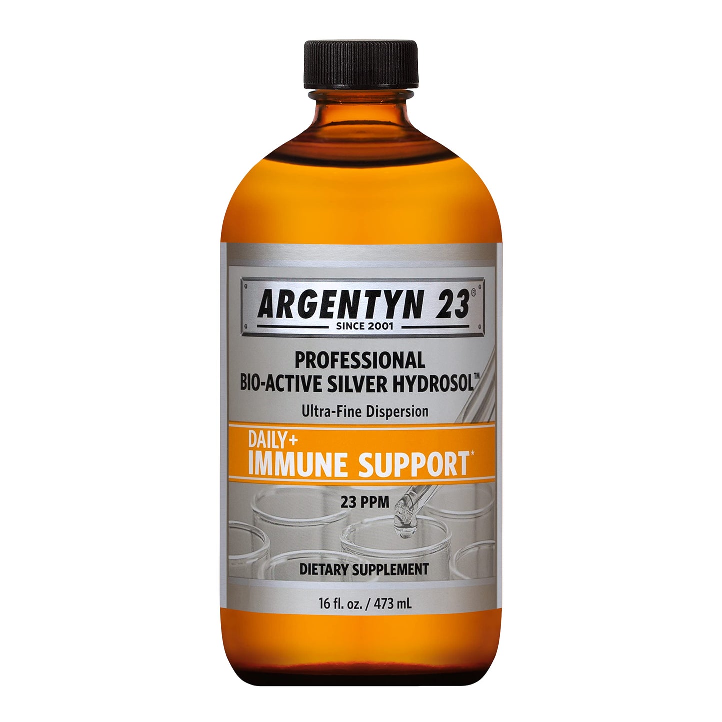 Argentyn 23 Professional Bio-Active Silver Hydrosol 16oz 473mL -Twist Top