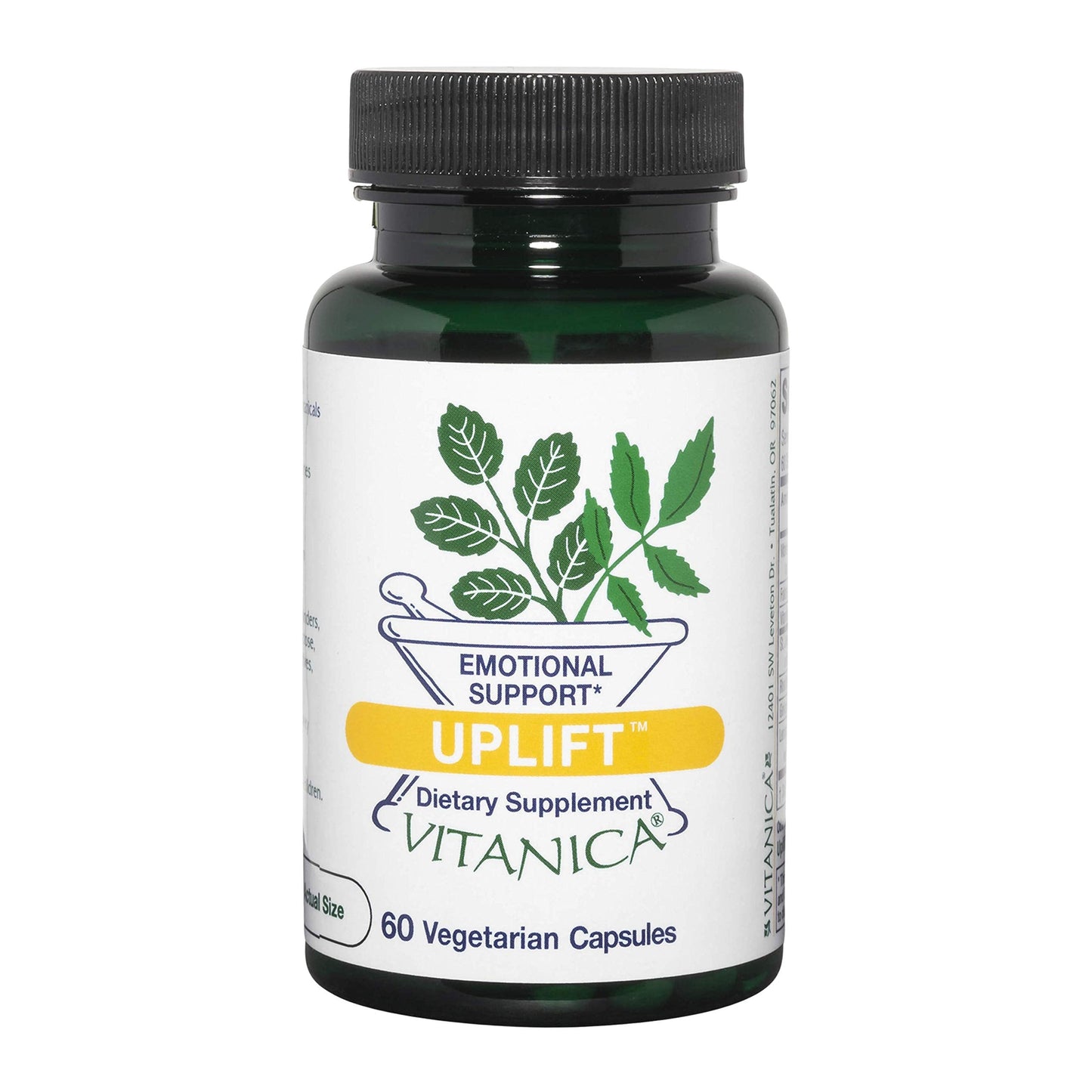 Vitanica Uplift, Mood and Emotional Support, Vegan 60 Capsules