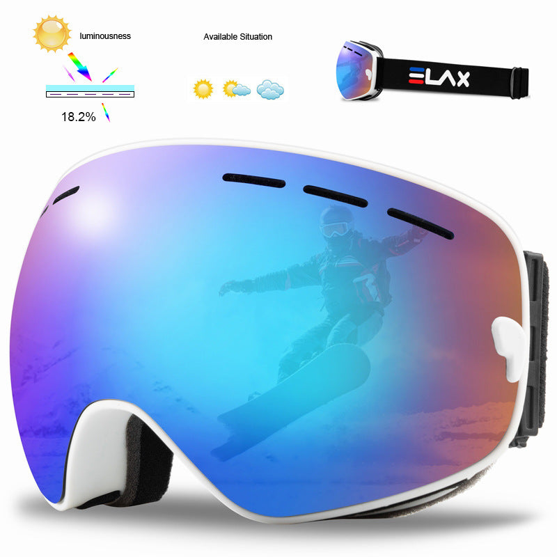 Outdoor Sports Comma Ski Goggles Big Sphere - Blue Force Sports