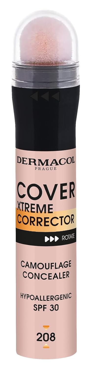 Dermacol Skin Foundation Concealer, Cream, 208, For Sensitive Skin, 20g