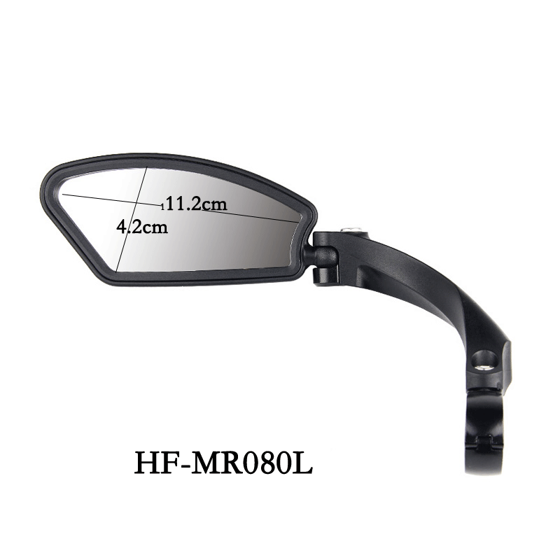 Foldable rearview mirror for bicycle - Blue Force Sports