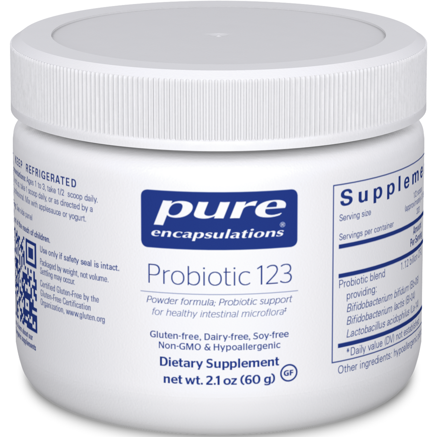 Pure Encapsulations Probiotic 123 60 g
