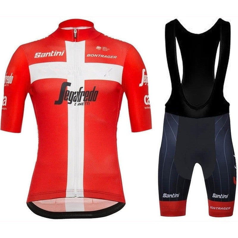 Men's Outdoor Quick-drying Mountain Bike Jersey Suit - Blue Force Sports