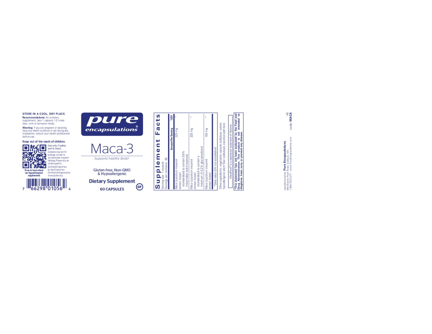 Pure Encapsulations Maca-3