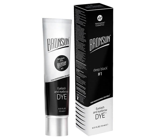 Bronsun Hybrid Lash and Brow Dye Deep Black - 15 ml