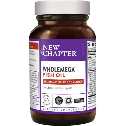 New Chapter Wholemega 1,000 mg