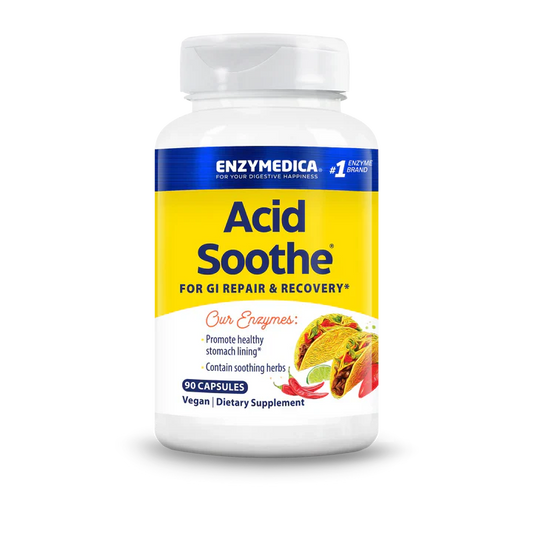 Enzymedica Acid Soothe, Support for Occasional Heartburn 90 Capsules