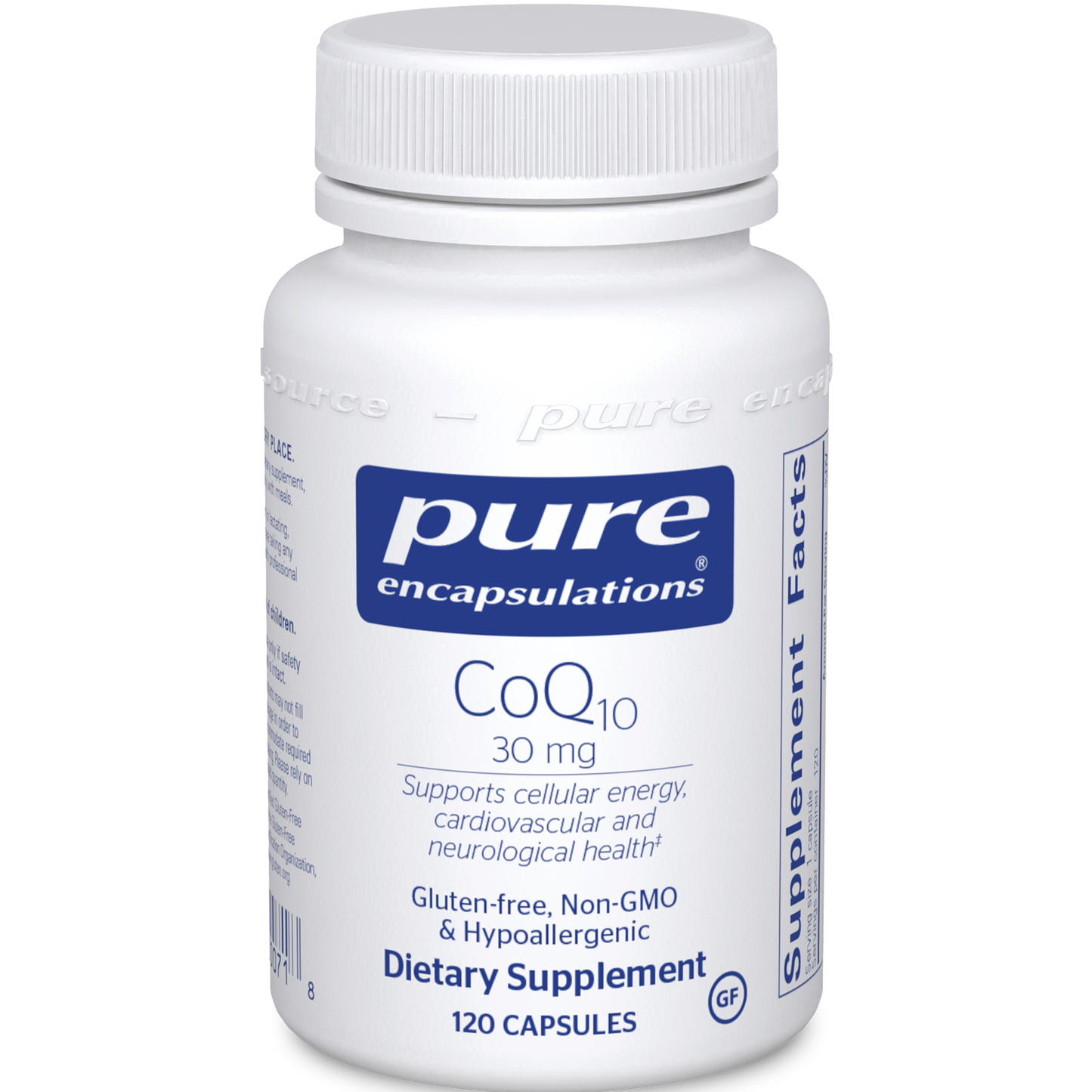 Pure Encapsulations CoQ10 30 mg 120 vegcaps