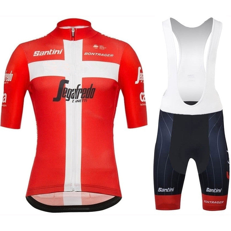 Men's Outdoor Quick-drying Mountain Bike Jersey Suit - Blue Force Sports