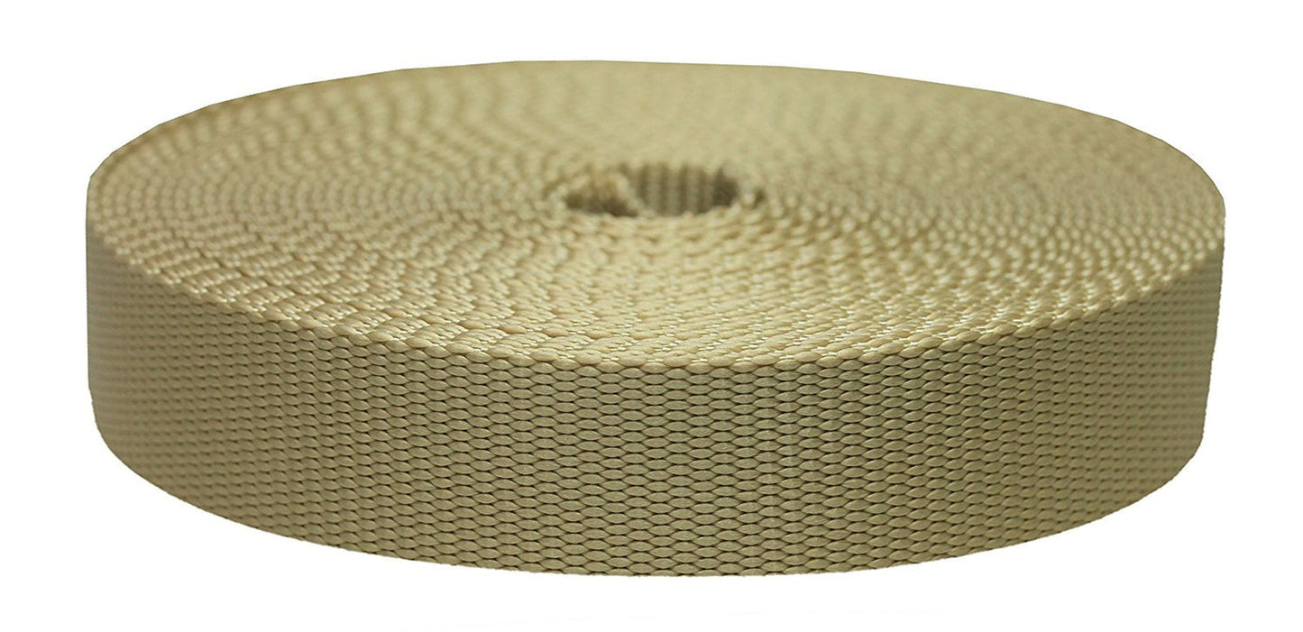 Strapworks 3/4 Inch X 10 Yards Colored Flat Nylon Webbing Strap