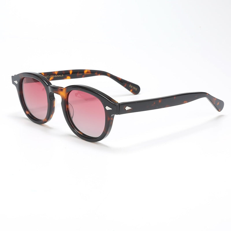 Retro Acetate Polarized Sunglasses - Blue Force Sports