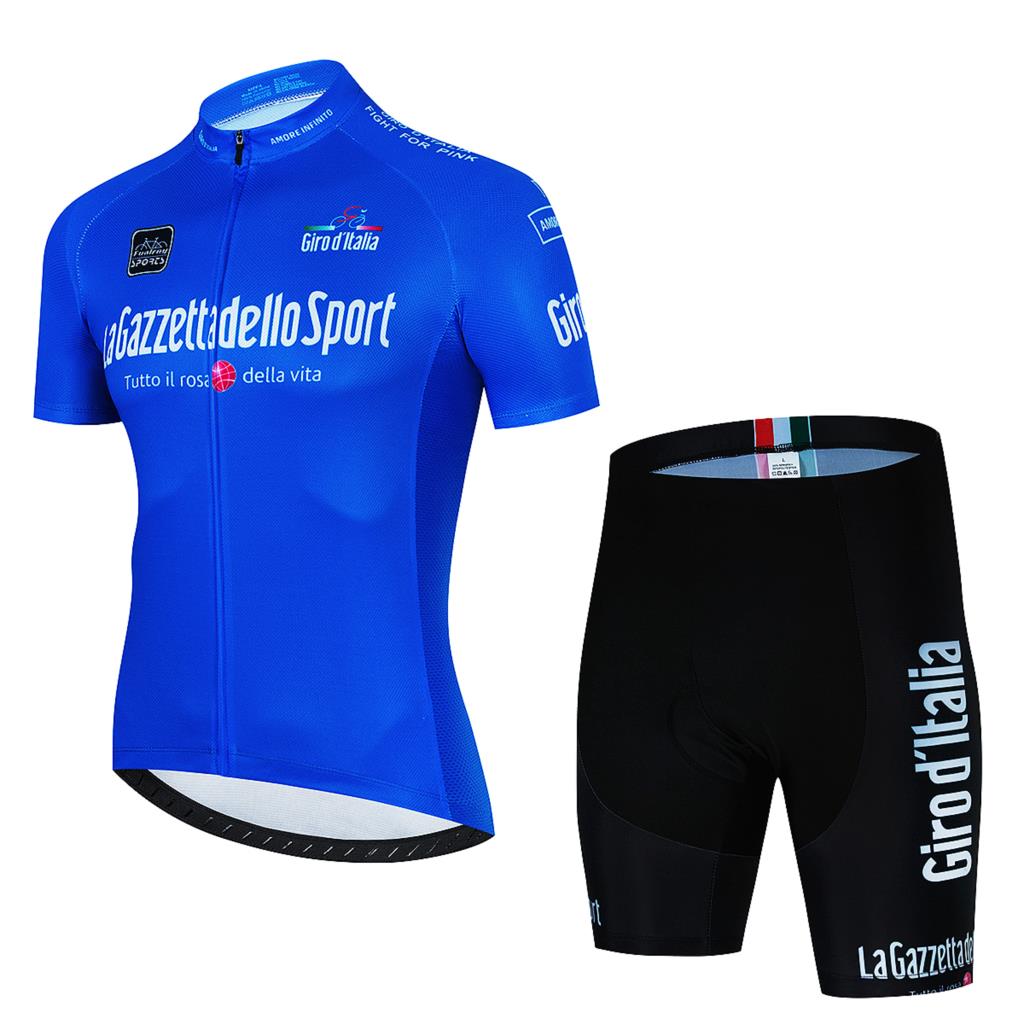 Men's Outdoor Quick-drying Mountain Bike Jersey Suit - Blue Force Sports