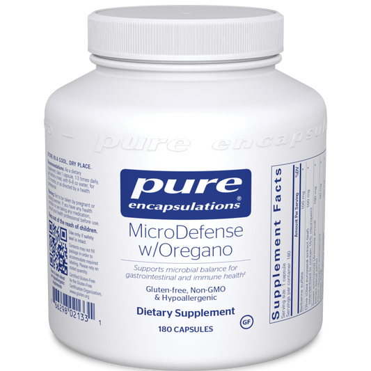 Pure Encapsulations MicroDefense w/ Oregano 180 caps