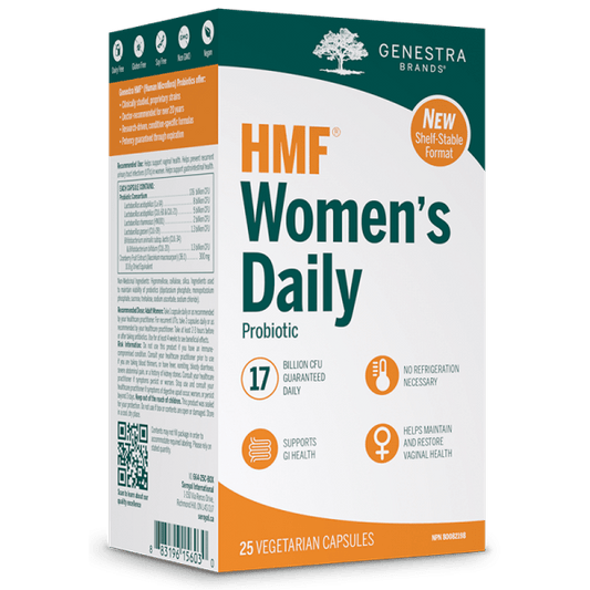 Genestra HMF Women's Daily Probiotic (Shelf stable) 25 Vegetarian Capsules