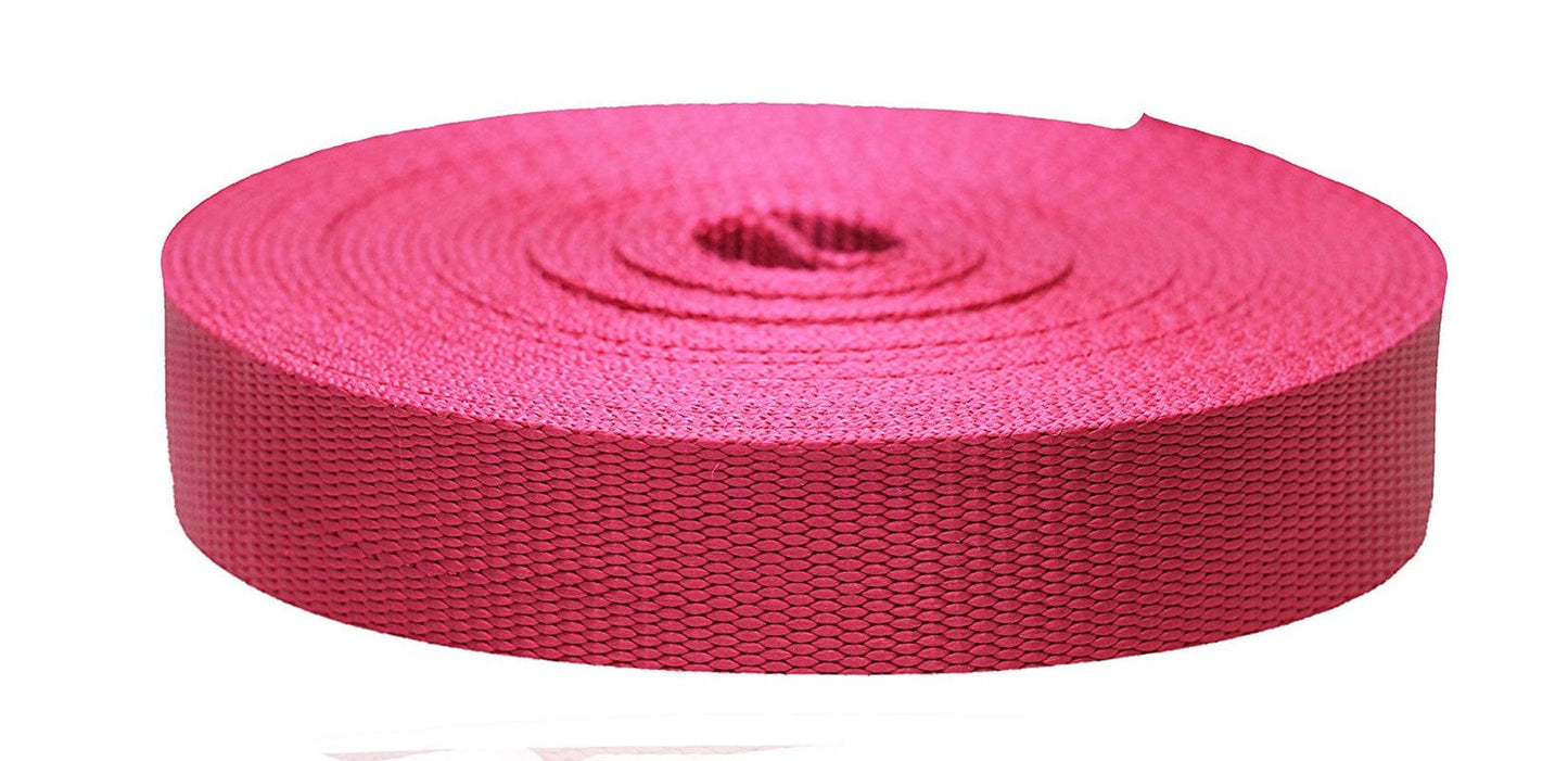 Strapworks 1.5 Inch X 50 Yard Flat Nylon Webbing Strap, Pacific Blue