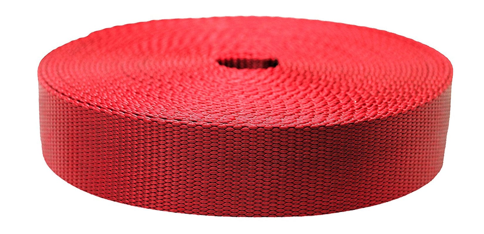 Strapworks 1 Inch X 10 Yard Flat Nylon Webbing Strap, Dark Red